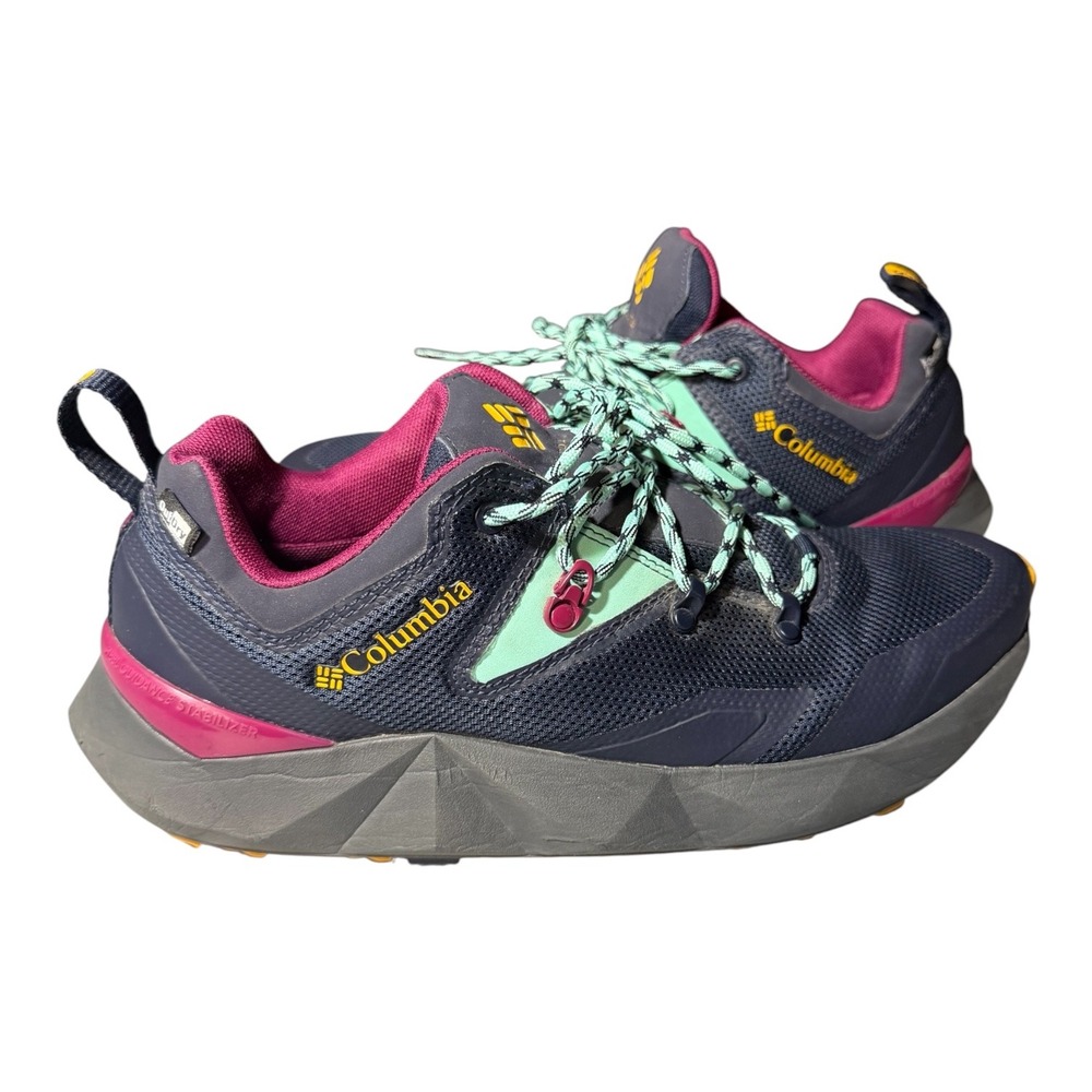 Columbia Woman's outdry waterproof heel guidance hiking athletic sneaker sz 10
